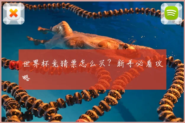 世界杯竞猜票怎么买？新手必看攻略