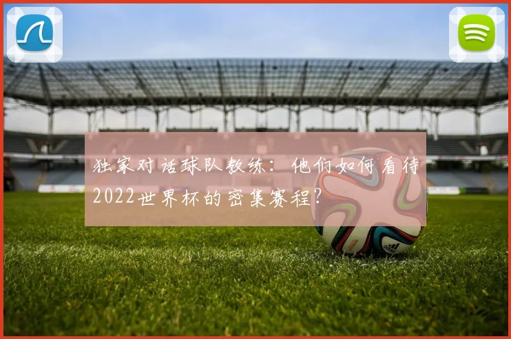 独家对话球队教练:他们如何看待2022世界杯的密集赛程?